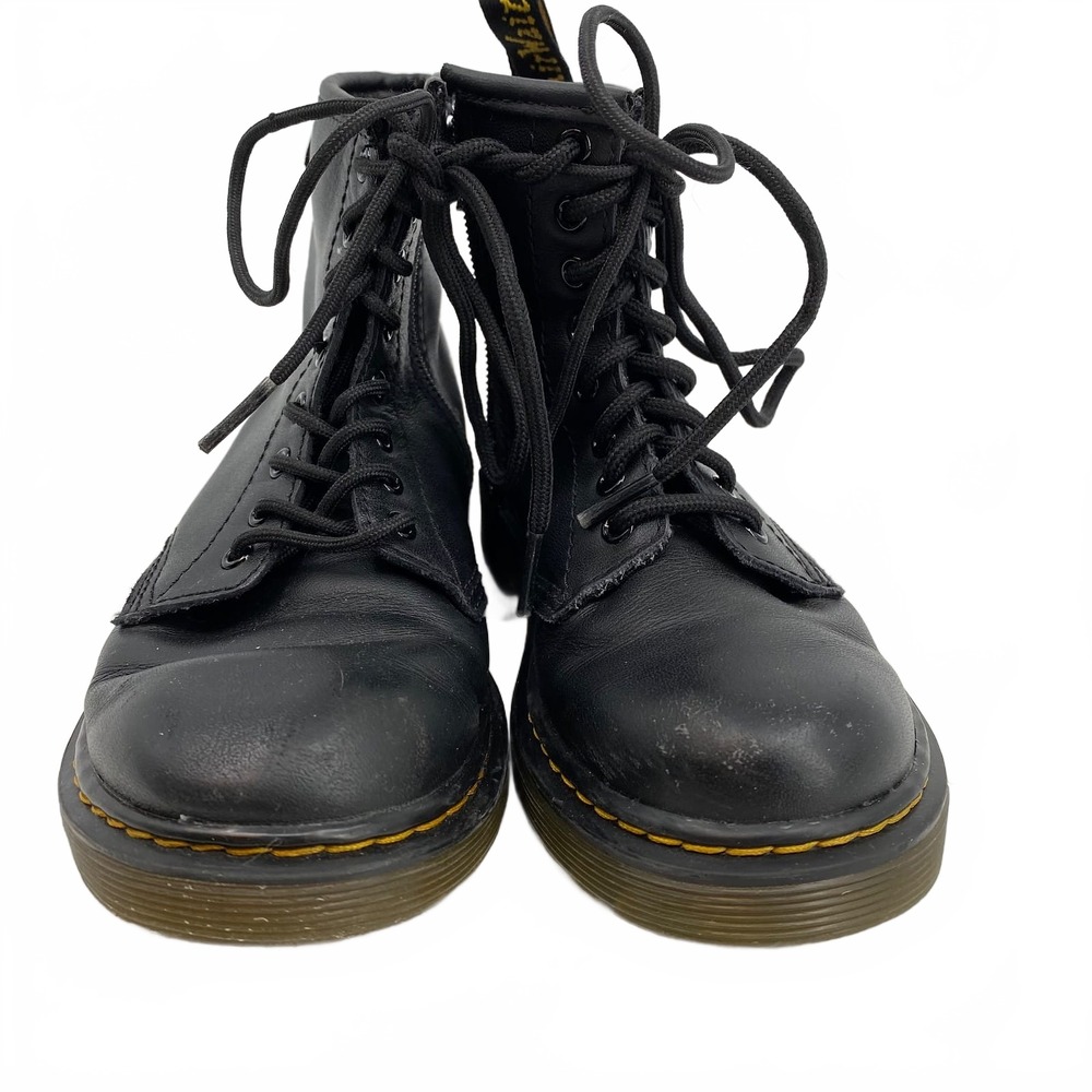 Dr. Martens Black Synthetic Rain Boots | Girls Size 1G (Regular)